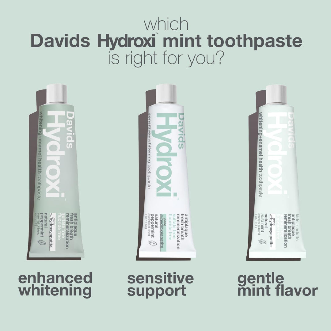 Davids Hydroxi - Pasta de dientes de nano hidroxiapatita sin fluoru...