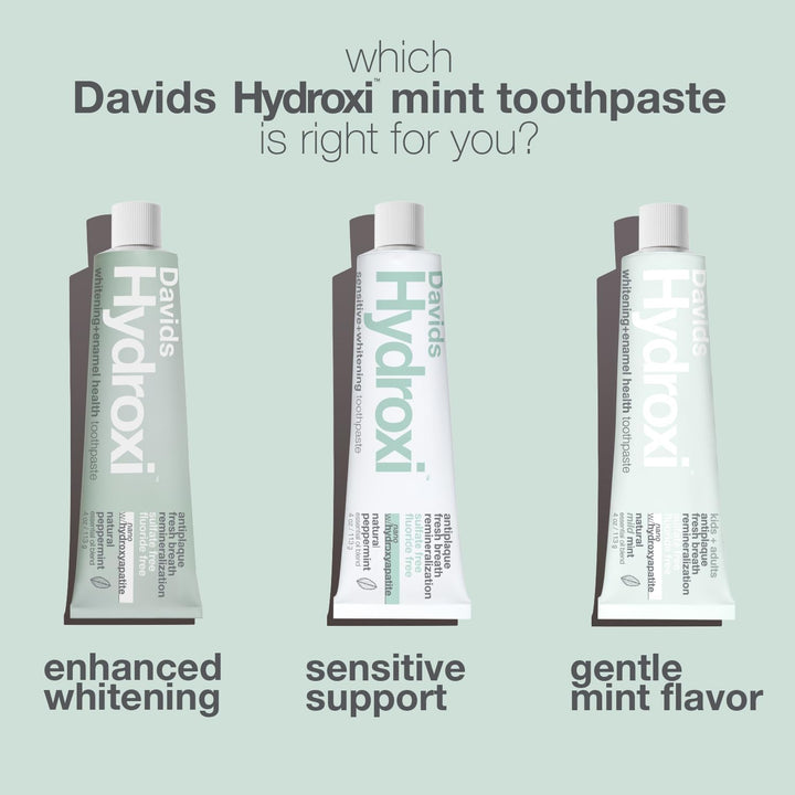 Davids Hydroxi - Pasta de dientes de nano hidroxiapatita sin fluoru...