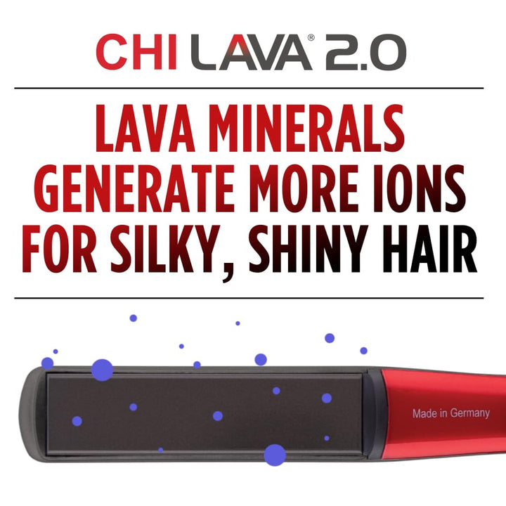 Plancha para peinado CHI Lava 2.0, alisador de cabello plano para u...