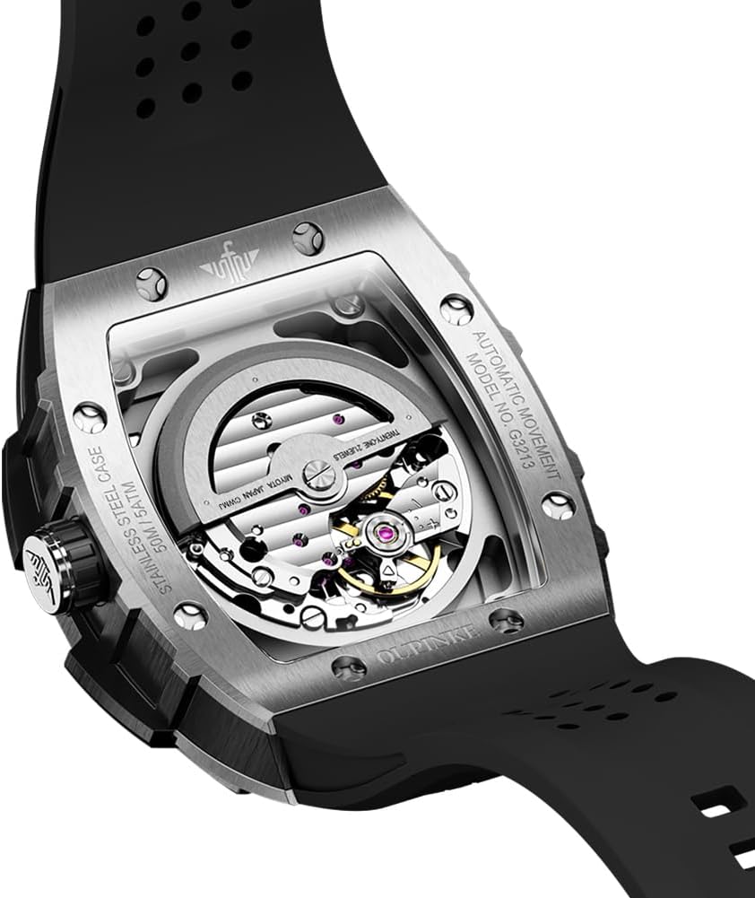 OLEVS Relojes para hombre, de cara grande, de acero inoxidable, resistente al agua, con fecha, analógicos, de cuarzo, modernos, de negocios, relojes de pulsera para hombre