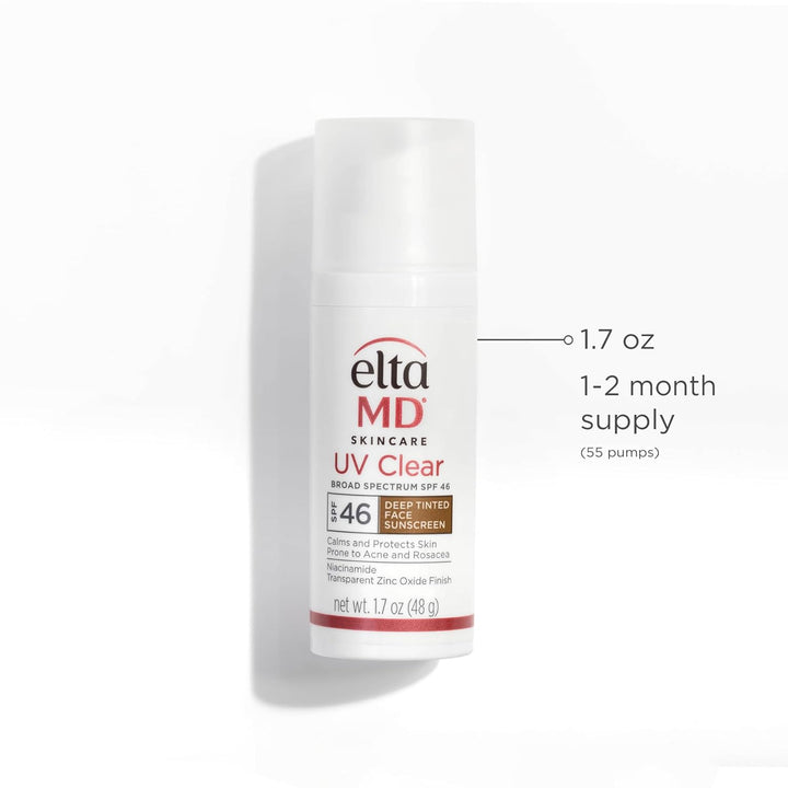 EltaMD UV Clear Face Sunscreen SPF 46, Oil-Free Sunscreen with Zinc...