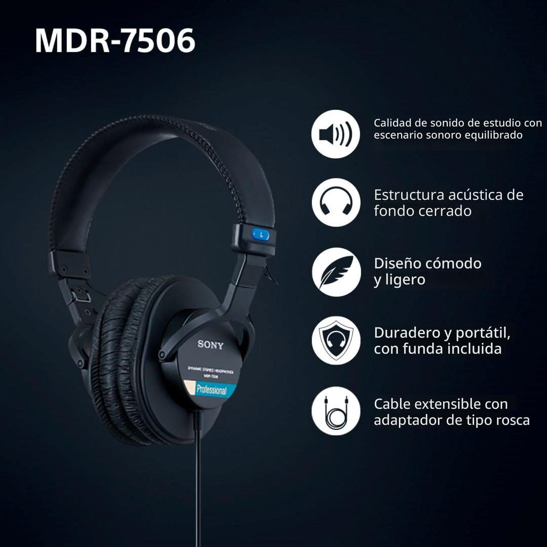 Sony MDR7506 Auriculares profesionales de diafragma grande