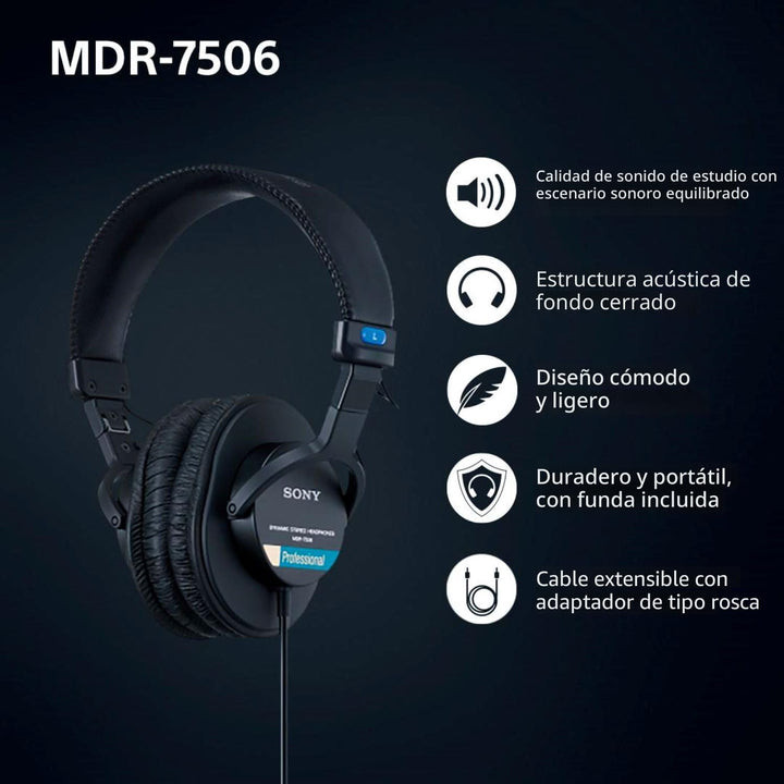 Sony MDR7506 Auriculares profesionales de diafragma grande
