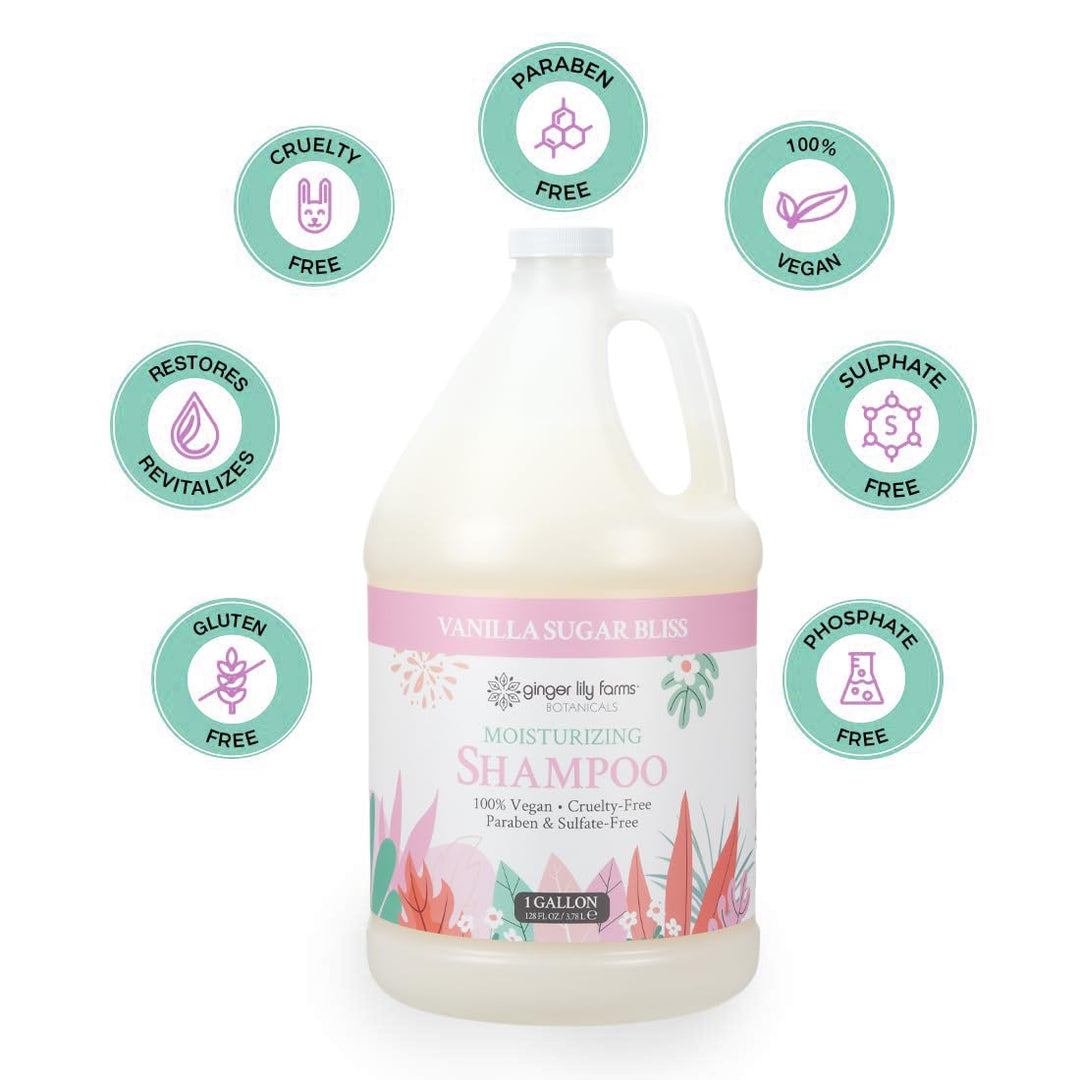 Ginger Lily Farms Botanicals Champú hidratante para todo tipo de ca...