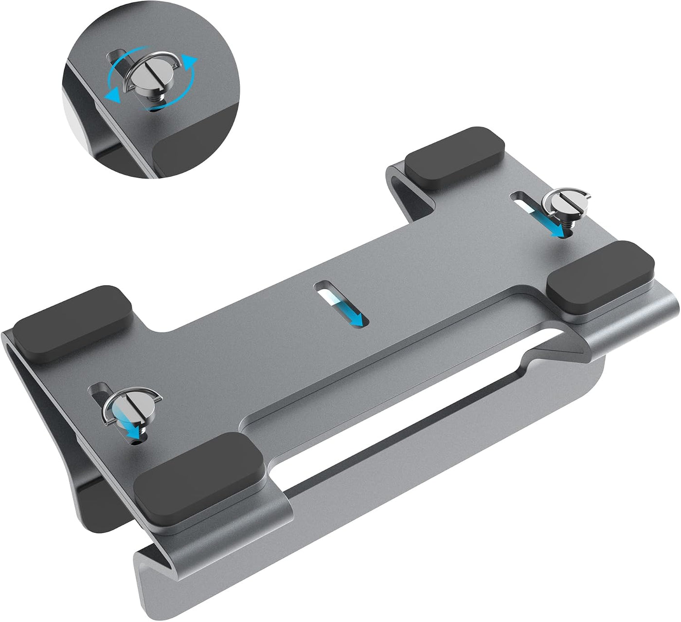 Psitek Soporte vertical de aluminio para laptop, soporte de acoplam...