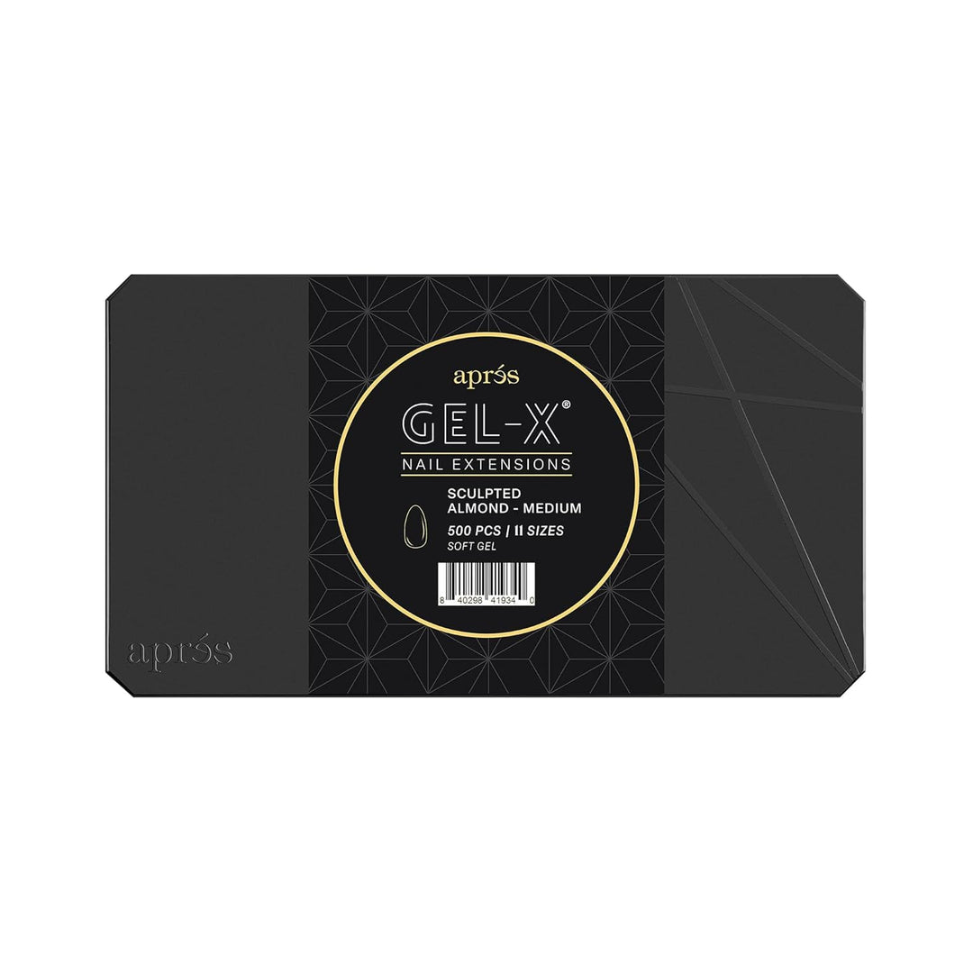 Aprés Gel-X® Caja de puntas de uñas | Almendra esculpida | 500 punt...