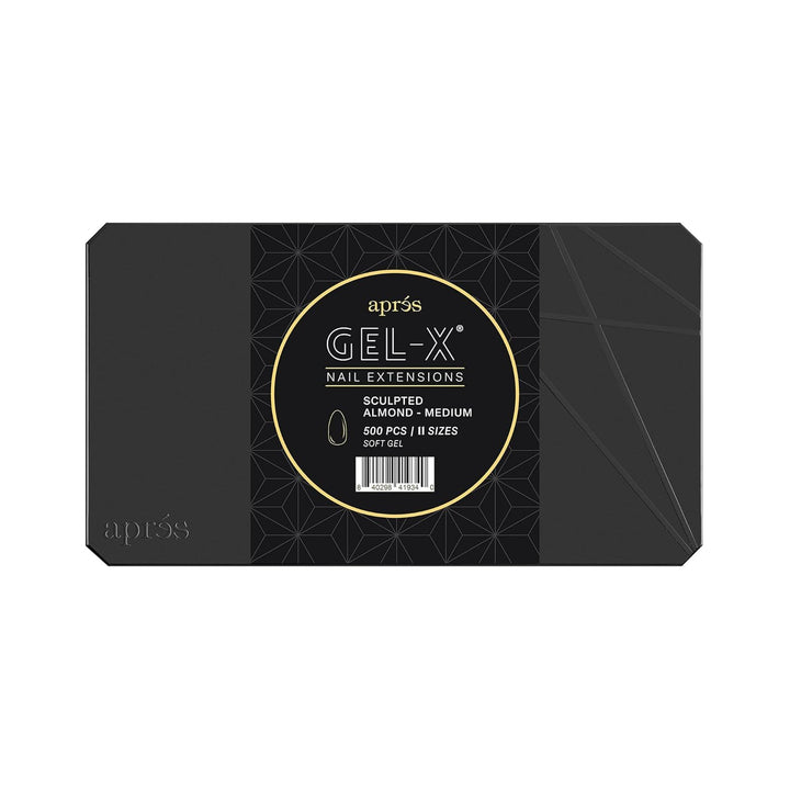 Aprés Gel-X® Caja de puntas de uñas | Almendra esculpida | 500 punt...