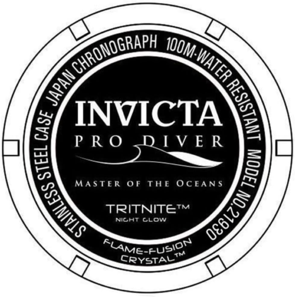 Invicta Reloj 'Pro Diver' de cuarzo de acero inoxidable y silicona para hombre