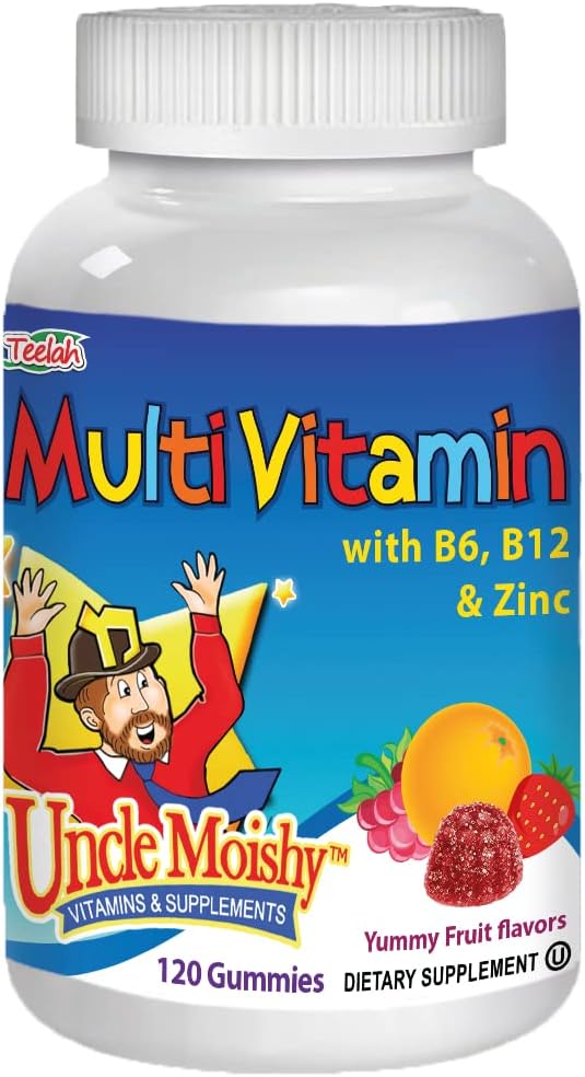 Uncle Moishy Childrens - Gelatinas minerales multivitamínicas con c...