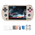 Anbernic RG40XX H Retro Handheld Game Console RG40XXH Consola de juegos portátil de 4 pulgadas Pantalla IPS Sistema Linux 64G TFCard Juegos precargados 5000+ RG40XX H Soporta salida de TV HDMI 5G WiFi Bluetooth 4.2 Gris