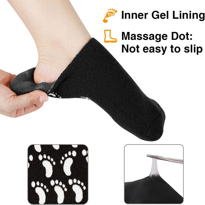 Codream Calcetines de gel hidratante para hombres grandes para piel...