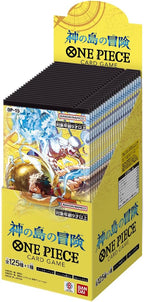 Bandai Paquete de refuerzo de juego de cartas de una pieza, La aventura de la isla de Dios [OP-15] (caja) 24 paquetes