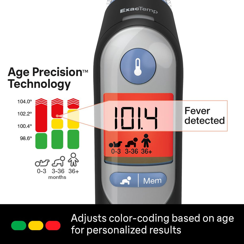 Braun Termómetro digital ThermoScan 7 para adultos, bebés y bebés