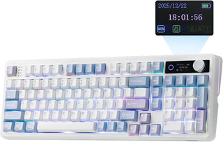 EPOMAKER TH99 PRO Teclado mecánico 96% con pantalla y perilla, 1000...