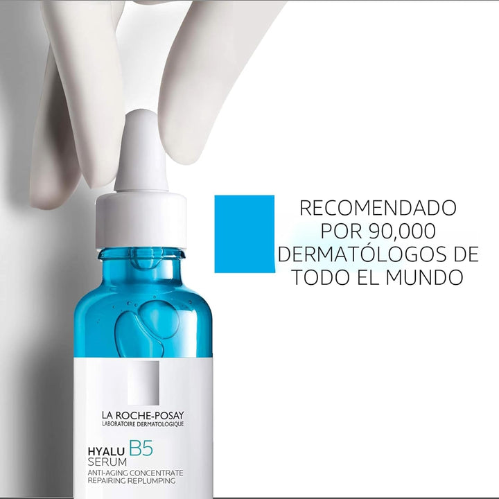 La Roche-Posay Hyalu B5 Pure Hyaluronic Acid Serum for Face, Vitami...