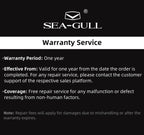 Reloj de pulsera mecánico para hombre SEA-GULL, reloj de piloto cronógrafo de aviación Seagull 1963, cuerda manual, edición internacional GD 1963, ST1901