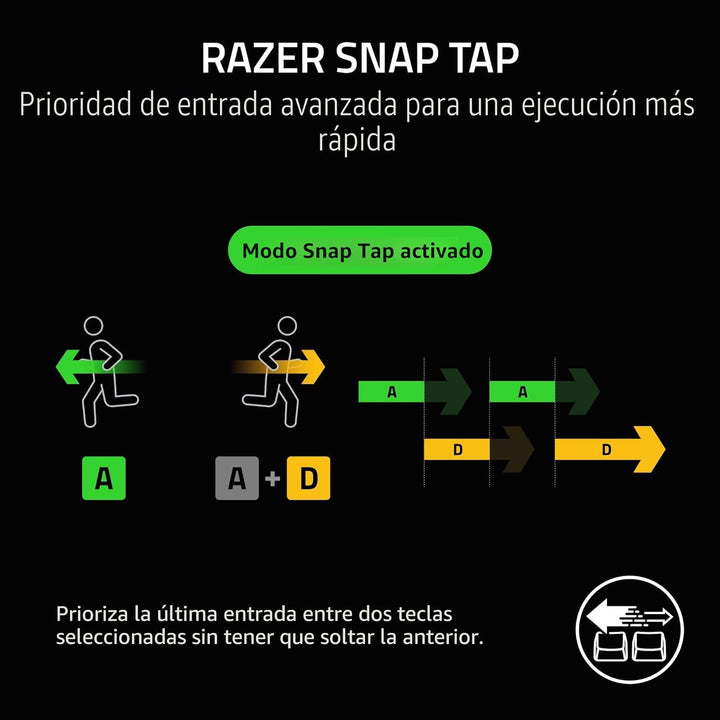 Razer Teclado de juegos Tartarus V2: Interruptores de teclas de mem...