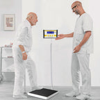 Báscula médica de suelo, báscula digital para médicos con IMC