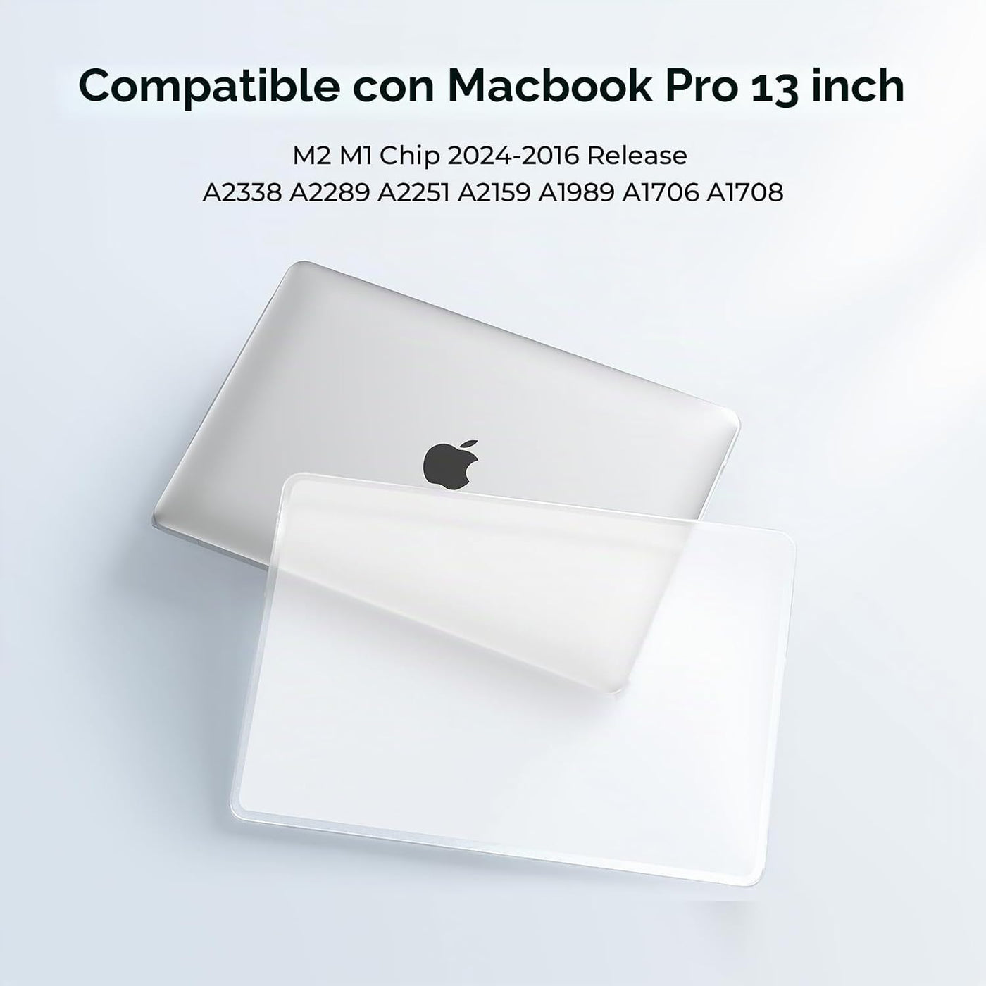 BlueSwan Funda rígida anticraqueado compatible con MacBook Pro de 1...