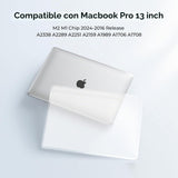 BlueSwan Funda rígida anticraqueado compatible con MacBook Pro de 1...