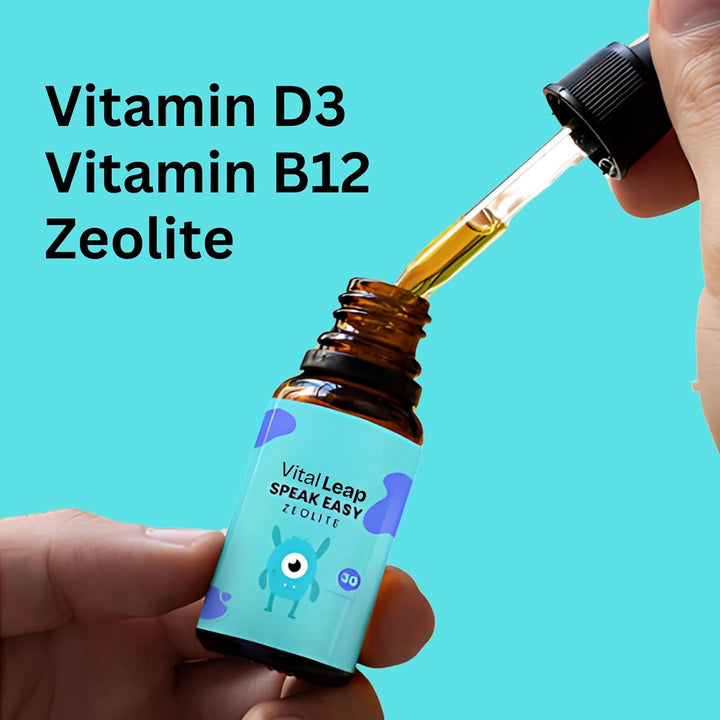 Vitalleap Speak Easy - Gotas de zeolita para niños, fórmula nutrici...