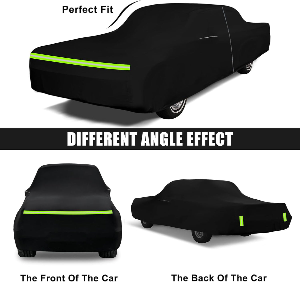 Cubierta impermeable para automóvil de reemplazo para Lincoln Continental Sedán/Coupé/Convertible/Hardtop de 1961-1968 y 1980, cubiertas clásicas para todo clima de 210T con interior de algodón y