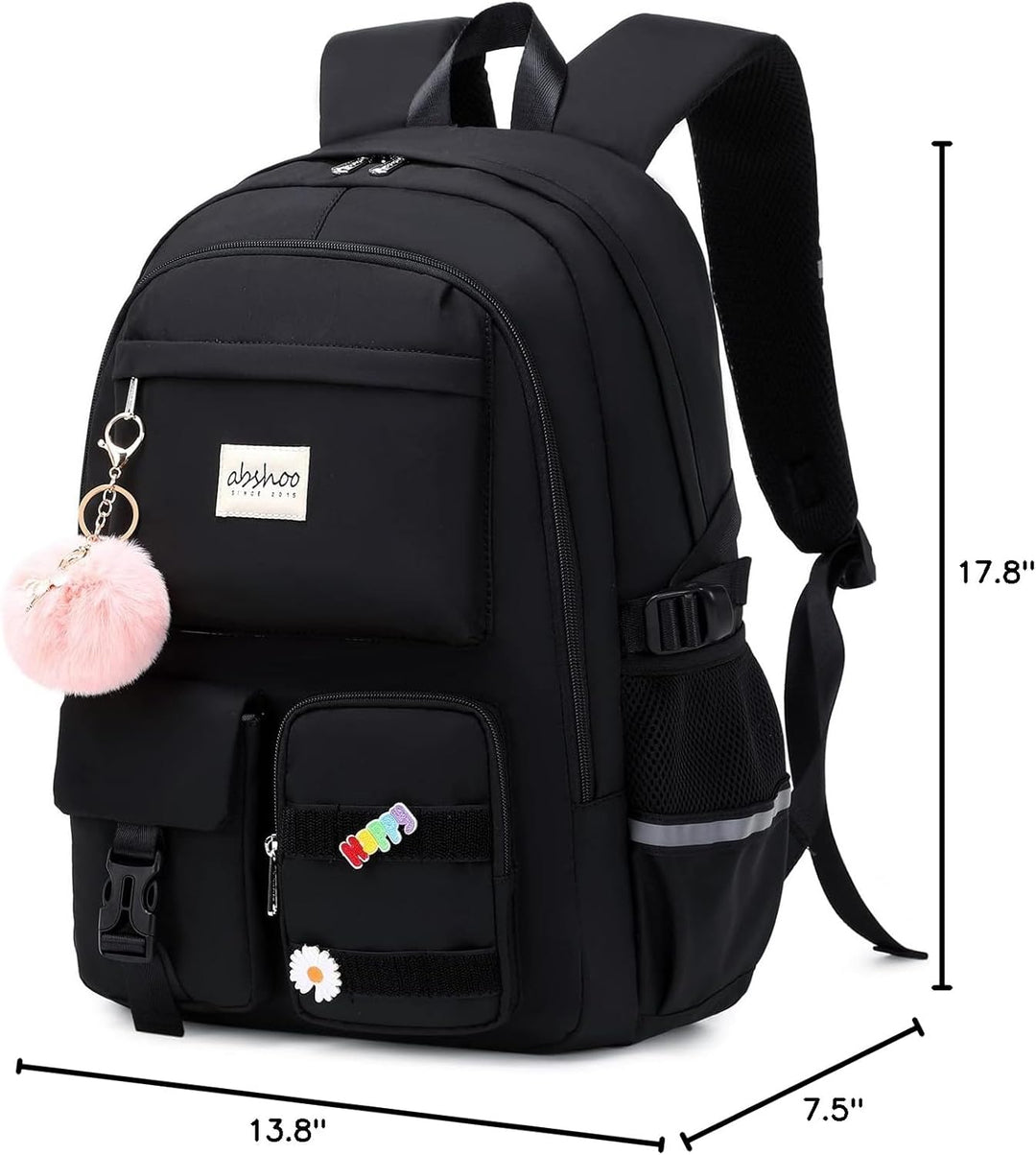 Mochila grande para estudiantes con laptop de abshoo para mujeres u...