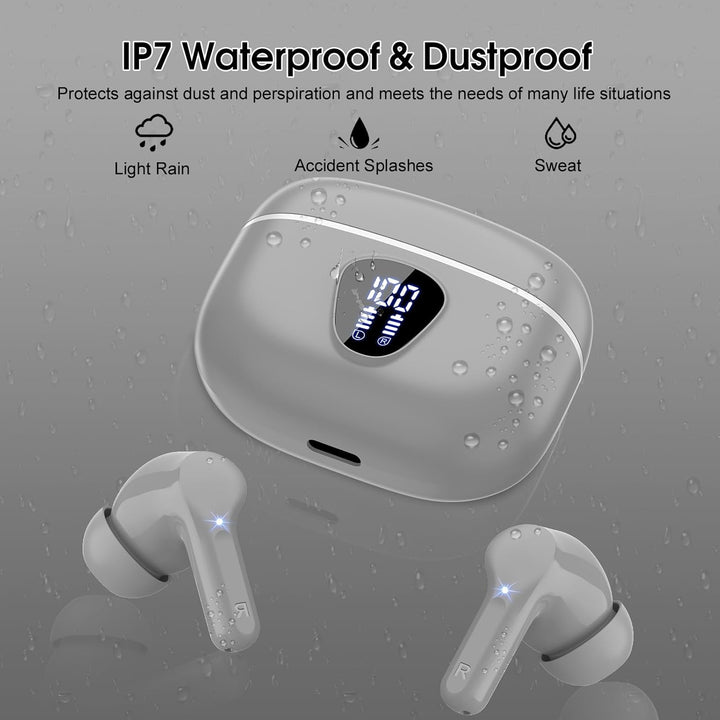 Auriculares inalámbricos, Auriculares Bluetooth 5.4 HiFi Estéreo, A...