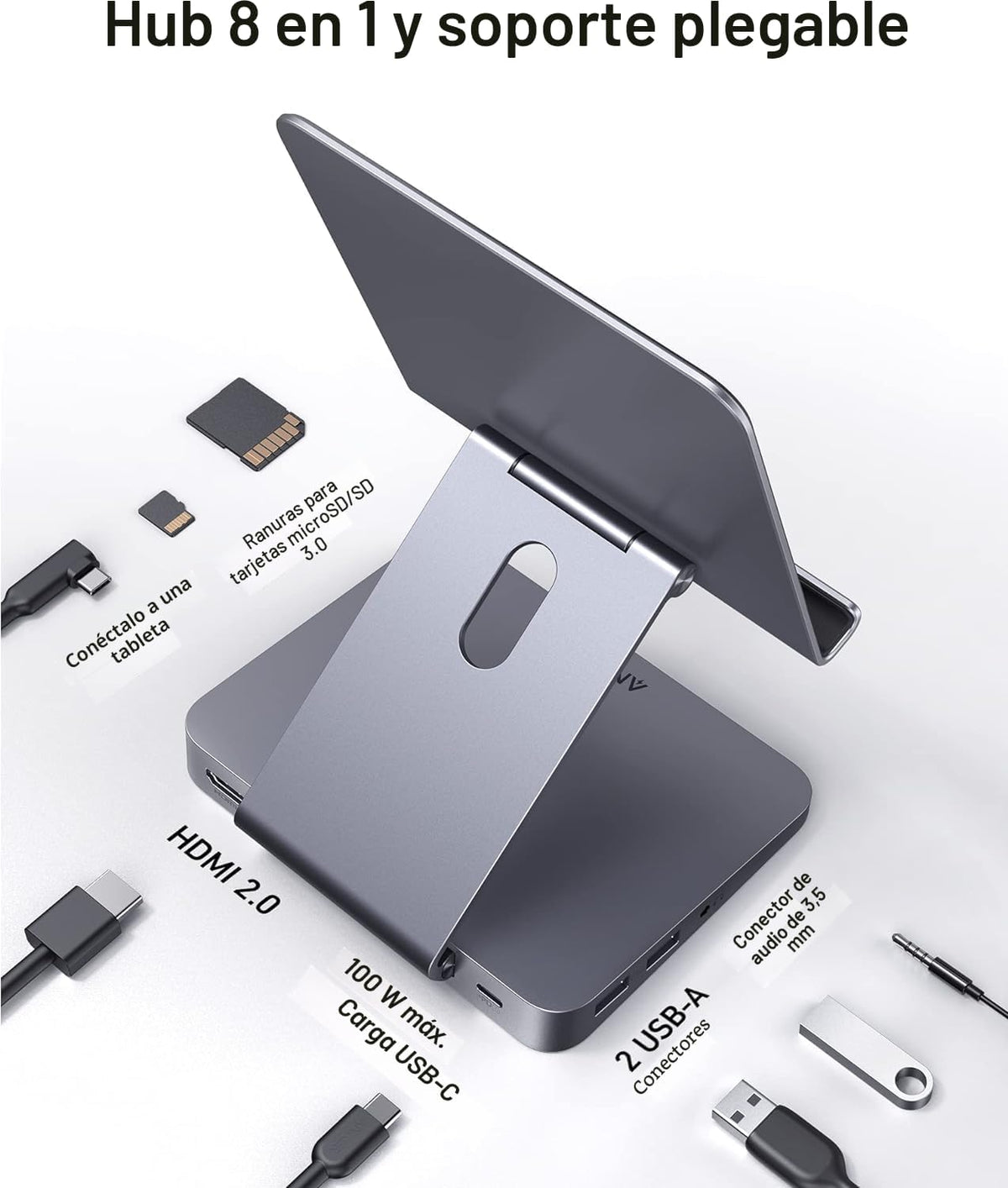 Anker, A8387, hub USB de 2 puertos