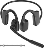 Auriculares abiertos con micrófono con cancelación de ruido, auriculares