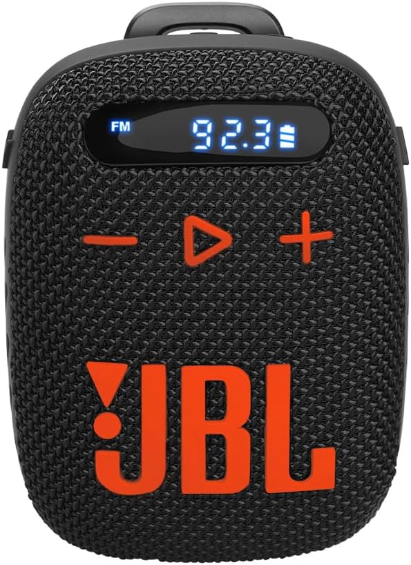 JBL Wind 3 FM Altavoz de manillar Bluetooth (negro\/naranja)