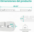 Soporte de pared WALI para barra de sonido Sonos Arc y Sonos Arc Ultra, color blanco