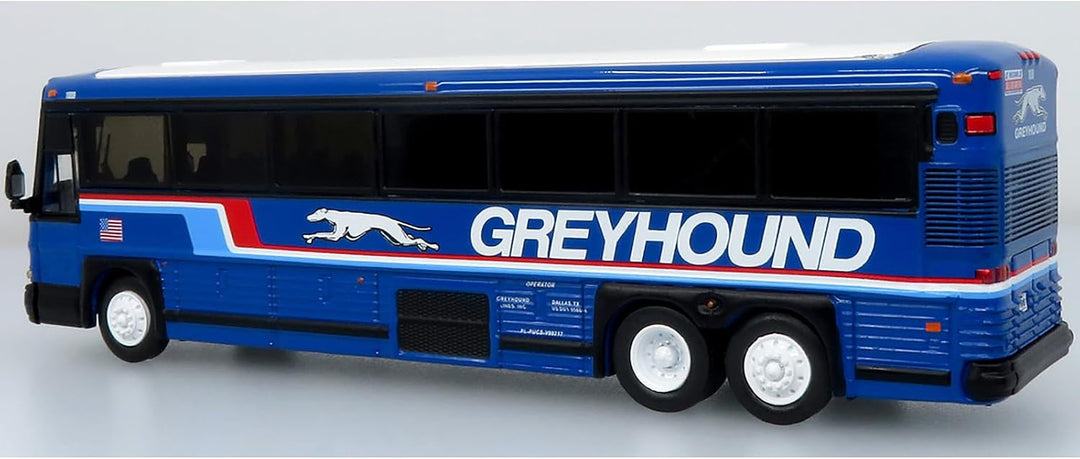 2001 MCI D4000 Autobús Azul con Rayas Vintage Bus  Motor