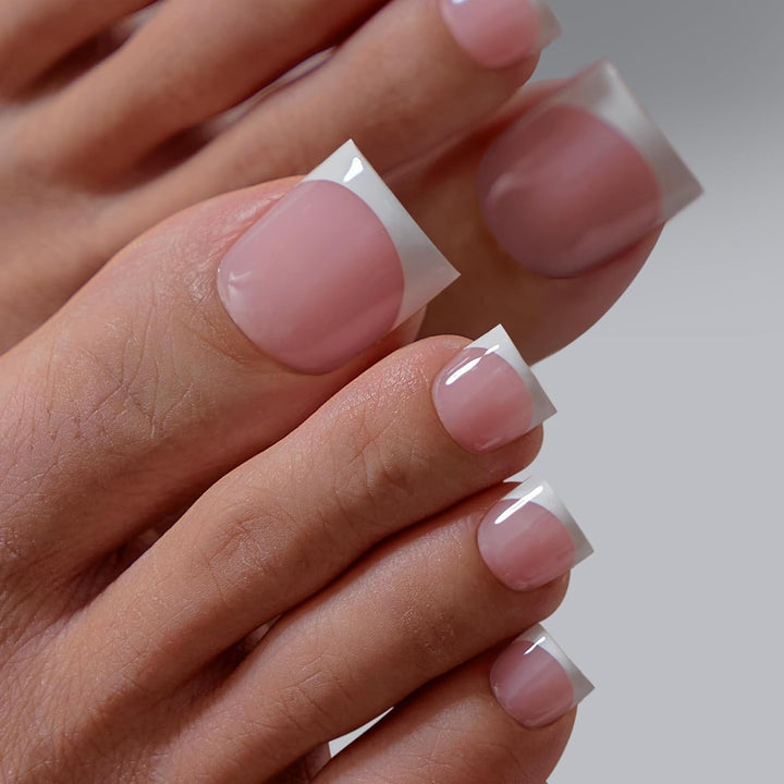BTArtboxnails XCOATTIPS - Uñas a presión, talla S-L, cuadrado afila...