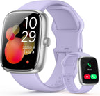 Reloj inteligente para mujer, rastreador de fitness HD de 1.83 pulgadas (respuesta/hacer llamadas) con monitor de frecuencia cardíaca 24/7/sueño/SpO2, resistente al agua IP68, más de 100 modos