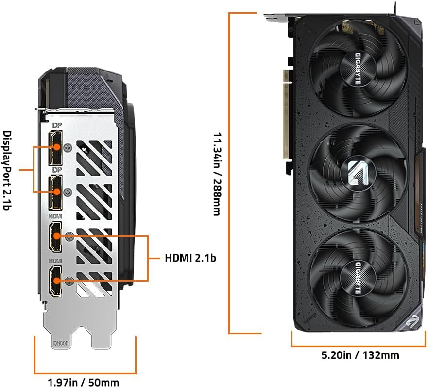 GIGABYTE Gaming Radeon RX 9070 GRE 12GB GDDR6 PCI Express 5.0 ATX t...