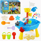 TOY Life Juego de mesa de arena y agua de barco pirata, de 3 a 6 años