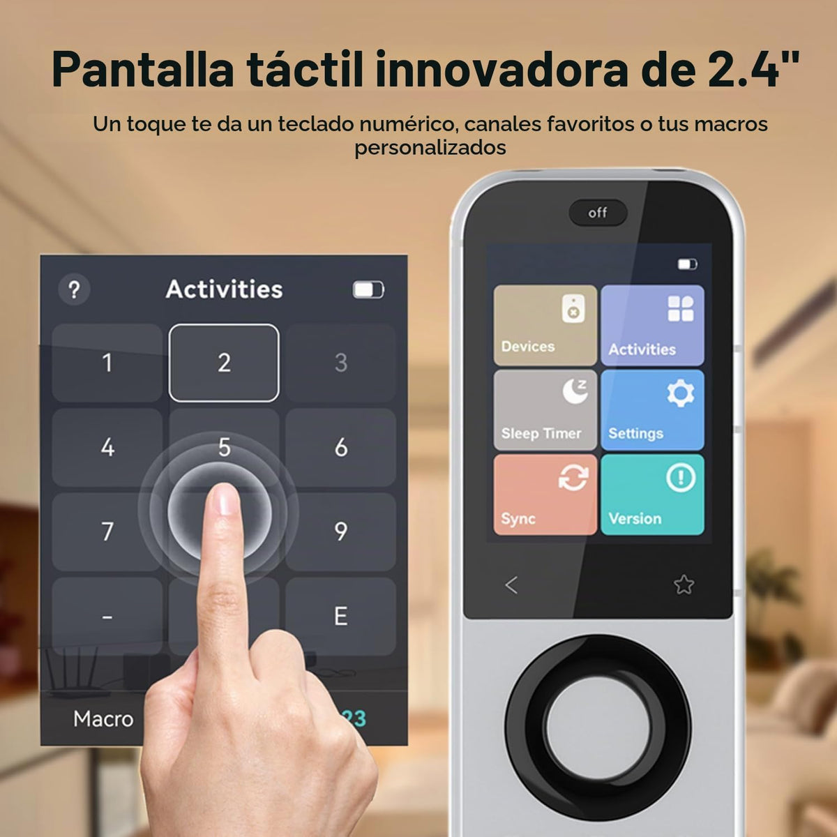SofaBaton Control remoto universal X2 con base de carga HUB, pantalla