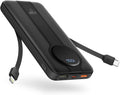 Aioneus Cargador portátil, banco de energía de 10000 mAh con cables...