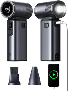 JISULIFE Ventilador Portátil de Mano Ultra2 9000mAh, Máx 25 Hrs, 5...