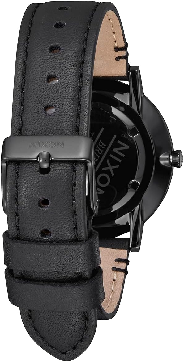 Nixon Porter Leather A1058 Reloj de pulsera para hombre resistente al agua 50m (correa de cuero de 20-18mm / 0.70-0.78 pulgadas y esfera de reloj de 40mm / 1.5 pulgadas)
