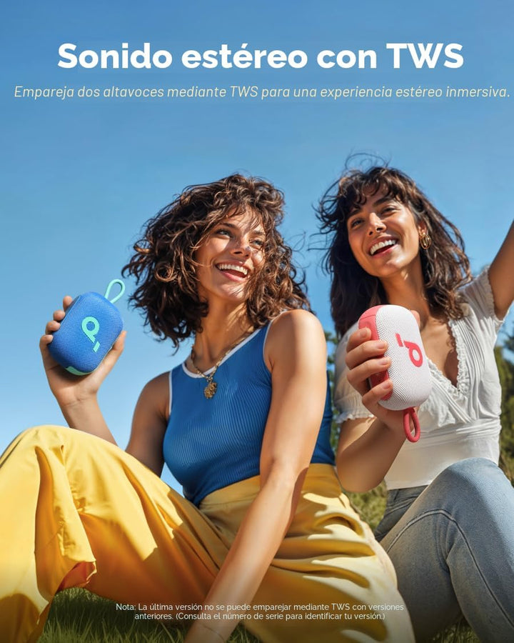 Soundcore Select 4 Go de Anker Parlante Bluetooth para ducha, imper...