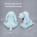 WEIGEDU Blue Goldendoodle Cachorro Perrito de Caniche Peludo Azul