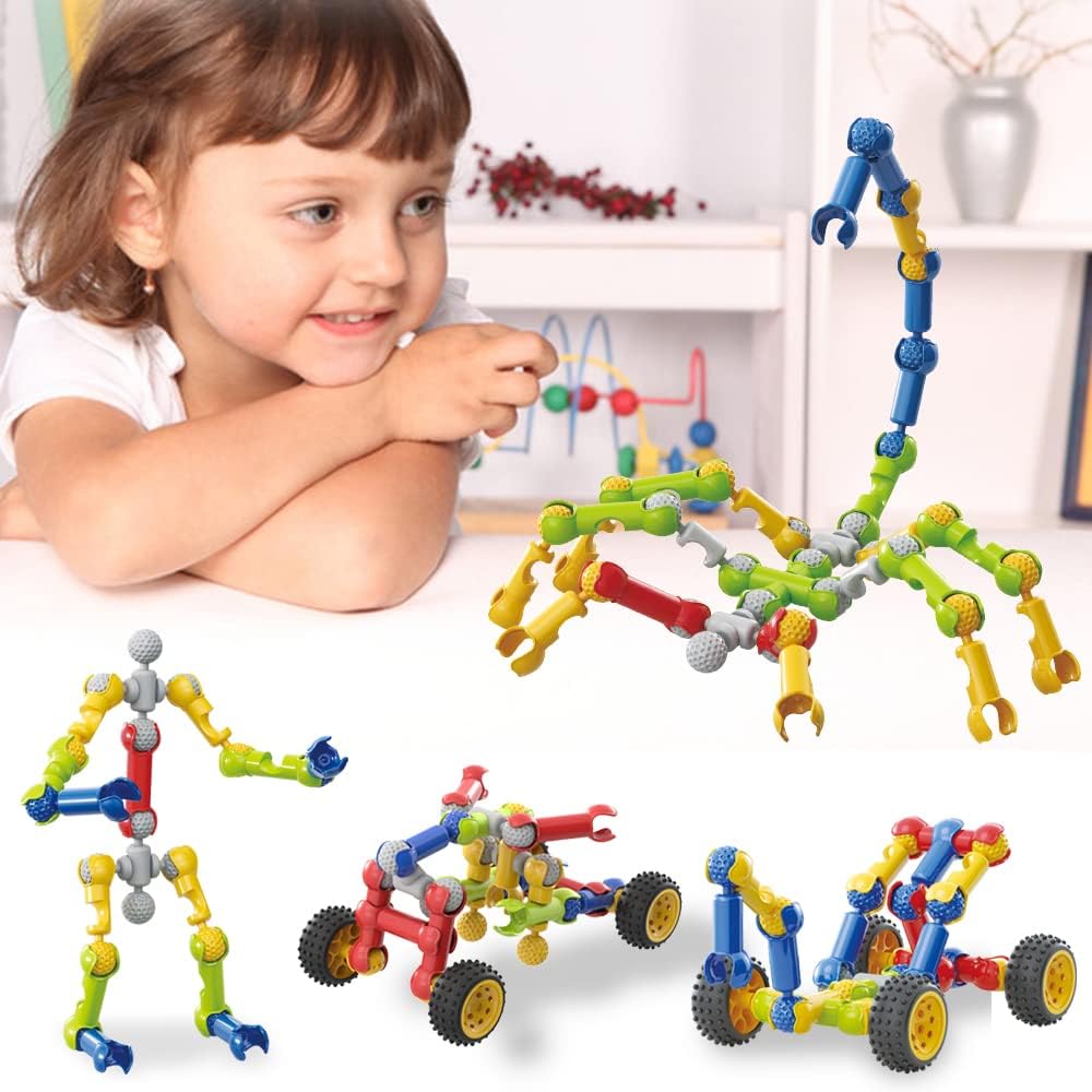 170 piezas de juguetes de construcción STEM para niños de