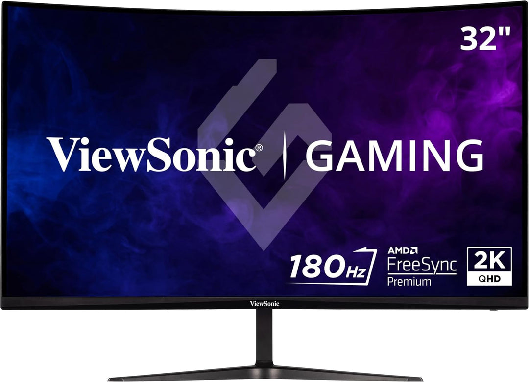 ViewSonic VX3218C-2K Monitor curvo para juegos de 32 pulgadas, 1440...