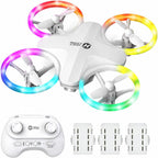 Holy Stone HS180 - Mini dron LED para niños, 3 baterías, apto para