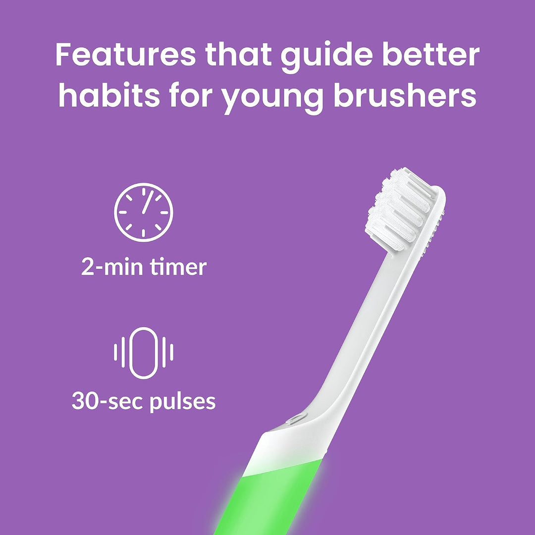 Cepillo de dientes sónico Quip para niños con temporizador - Incluy...