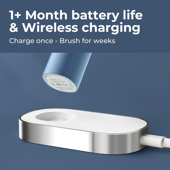 Oday Cepillo de dientes eléctrico Sonic para adultos con soporte de...