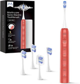 Marlincare Cepillo de dientes eléctrico para adultos, cepillo de di...