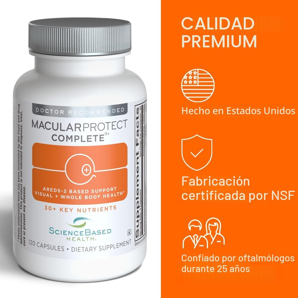 ScienceBased Health MacularProtect Complete - Suplemento de salud o...